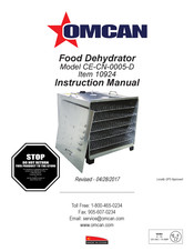 Omcan CE-CN-0005-D Manual De Instrucciones