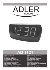 Adler europe AD 1121 Manual De Uso