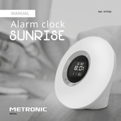 Metronic SUNRISE MET838 Manual Del Usario