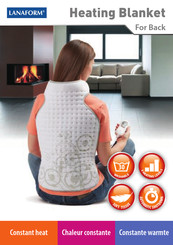 Lanaform Heating Blanket for Back Manual Del Usario