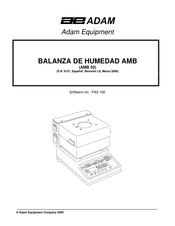 Adam Equipment AMB 50 Manual De Instrucciones