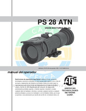 American Technologies Network PS 28 ATN Manual Del Operador