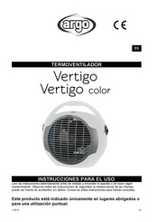 Argo VERTIGO COLOR Instrucciones Para El Uso