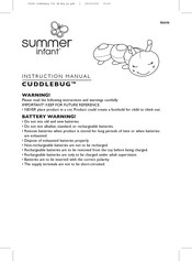 Summer Infant CUDDLEBUG Manual De Instrucciones