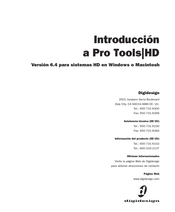 DigiDesign Pro Tools|HD Serie Guía De Usuario