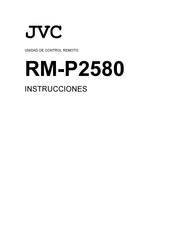 JVC RM-P2580 Instrucciones