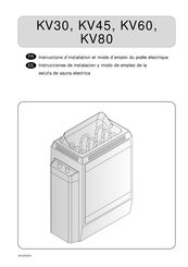 Harvia KV60 Instrucciones De Instalación