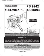 Playcore Swing-N-Slide PB 9242 Instrucciones De Ensamblaje