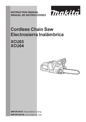 Makita XCU04 Manual De Instrucciones