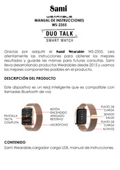 Sami Wearable DUO TALK WS-2355 Manual De Instrucciones