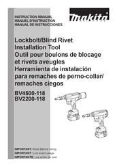 Makita BV4500-118 Manual De Instrucciones