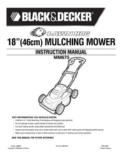 Black and Decker MM675 Manual De Instrucciones