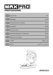 Max Pro 113-0100 Manual Del Usuario