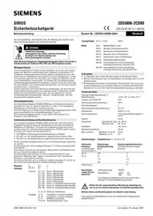 Siemens SIRIUS 3SE6806-2CD00 Módulo De Seguridad