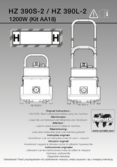 Numatic HZ 390S-2 Instrucciones Originales