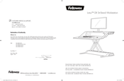 Fellowes Lotus DX Sit-Stand Workstation Manual De Instrucciones