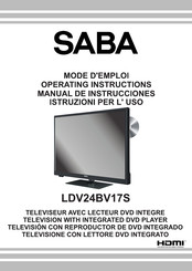 Saba LDV24BV17S Manual De Instrucciones