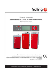 Fröling S-Tronic Lambda Manual De Instrucciones