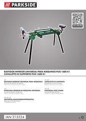 Parkside PUG 1600 A1 Instrucciones De Utilización Y De Seguridad