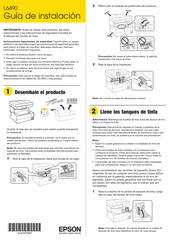 Epson L6490 Serie Guia De Instalacion