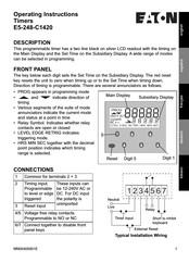 Eaton E5-248-C1420 Instrucciones De Operación