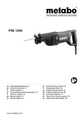 Metabo PSE 1200 Manual Original