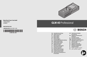 Bosch GLM 40 Professional Manual Original