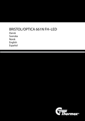 THERMEx BRISTOL 661N FH-LED Manual De Instrucciones