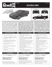 REVELL Fast & Furious ACURA NSX Manual Del Usuario
