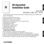 Lutron QS Keyswitch Guia De Instalacion