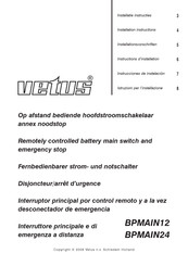 Vetus BPMAIN24 Instrucciones De Instalación