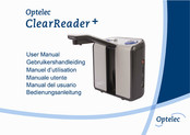 Optelec ClearReader+ Manual Del Usario