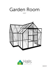 Halls Greenhouses Garden Room Manual De Usario