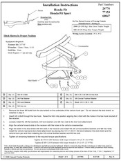 Cequent Towing Products HONDA FIT Instrucciones De Instalación