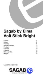 Elma Instruments Sagab Manual Del Usario