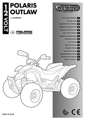 Peg-Perego POLARIS OUTLAW IGOR0049 Empleo Y Manutencion