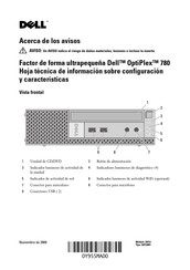 Dell OptiPlex 780 Hoja Técnica