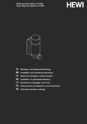 Hewi System 800 Instrucciones De Instalación Y Funcionamiento