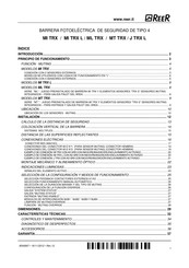 Reer MI TRX Manual Del Usuario