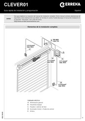 Erreka CLEVER01 Guía Rápida De Instalación Y Programación