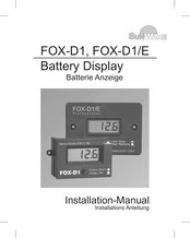 SunWare FOX-D1/E Manual De Instalación