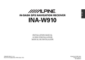 Alpine INA-W910 Manual De Instalación