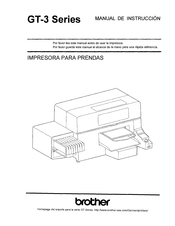 Brother GT-3 Serie Manual De Instrucciones