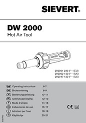 Sievert 292002 Instrucciones De Uso