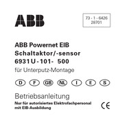 ABB 6931U-101-500 Manual De Instrucciones