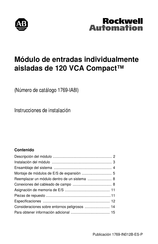 Rockwell Automation Allen-Bradley 120 VCA Compact Instrucciones De Instalación