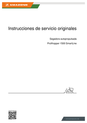 Amazone 1500 SmartLine Instrucciones De Servicio Originales