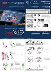 Minelab GPX 5000 Conceptos Básicos De Detección