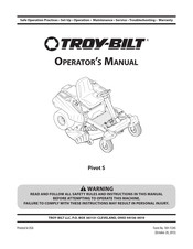 Troy-Bilt Pivot S Manual Del Operador