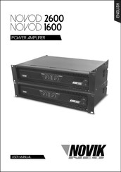 Novik Neo NOVOD 1600 Manual De Usuario